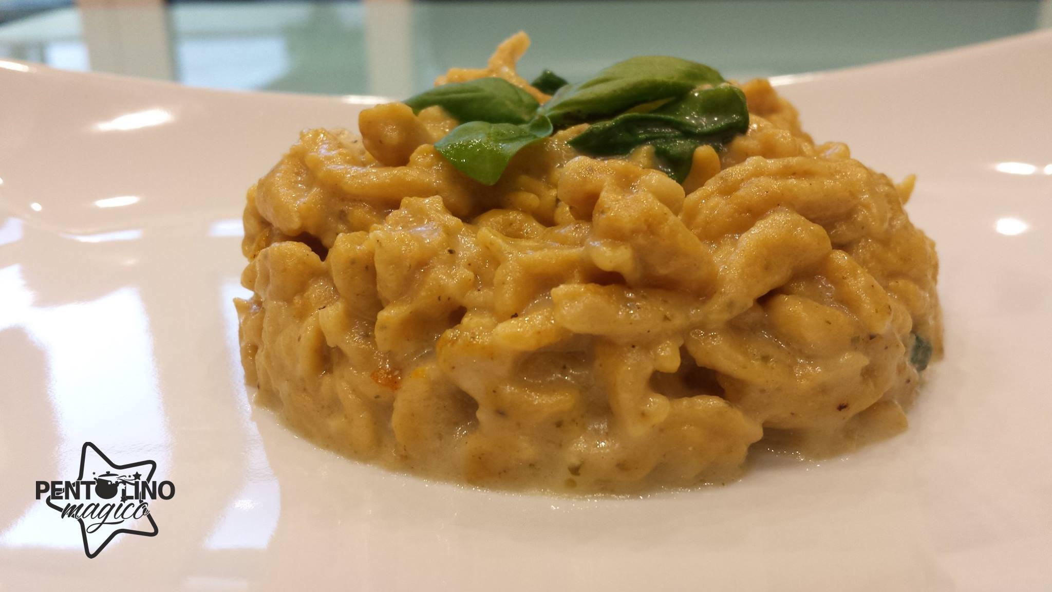 Spatzle di zucca con gorgonzola  