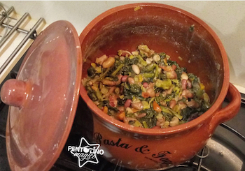Zuppa di fagioli e verdure